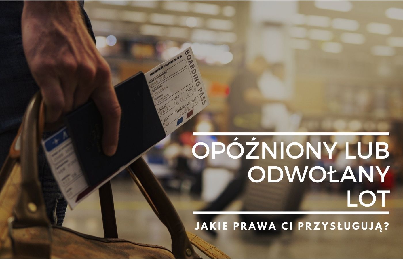 You are currently viewing Odwołany lub opóźniony lot? Zobacz swoje prawa!