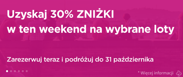 Read more about the article Promka weekendowa Wizzaira! Loty od 90 złotych!